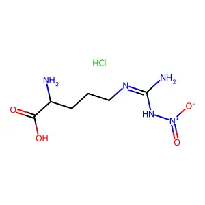 L-Ornithine, N5-(imino(nitroamino)methyl)-, monohydrochloride structure