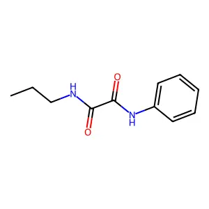 N-phenyl-N'-propylethanediamide structure