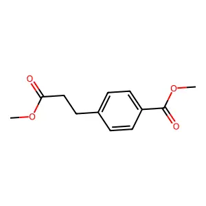 Methyl 4-(3-methoxy-3-oxopropyl)benzoate structure