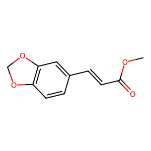 Methyl 3-(1,3-benzodioxol-5-yl)acrylate structure