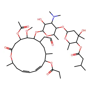 交沙霉素丙酸酯 structure