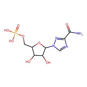 利巴韦林一磷酸 structure