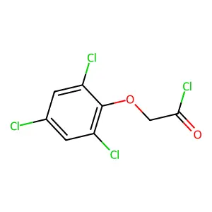 2,4,6-Trichlorophenoxyacetyl chloride structure