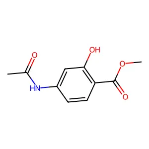 Methyl 4-acetamidosalicylate structure