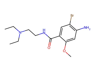 溴必利 structure