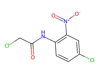 2-chloro-N-(4-chloro-2-nitrophenyl)acetamide structure