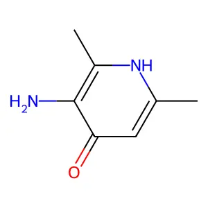 3-Amino-2,6-dimethylpyridin-4-ol structure