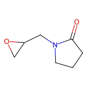 1-(2-Oxiranylmethyl)-2-pyrrolidinone structure