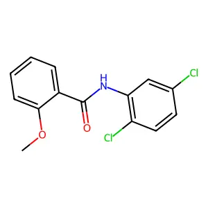 N-(2,5-dichlorophenyl)-2-methoxybenzamide structure
