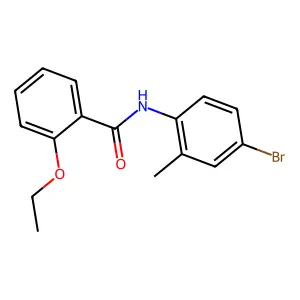 N-(4-bromo-2-methylphenyl)-2-ethoxybenzamide structure