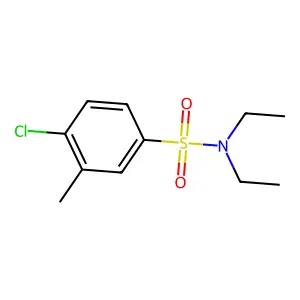 4-chloro-N,N-diethyl-3-methylbenzenesulfonamide structure