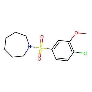 1-(4-Chloro-3-methoxyphenyl)sulfonylazepane structure