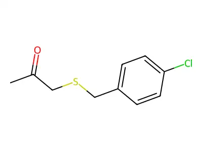 1-(4-Chlorobenzylthio)acetone structure