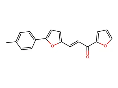 1-(Furan-2-yl)-3-[5-(4-methylphenyl)furan-2-yl]prop-2-en-1-one structure