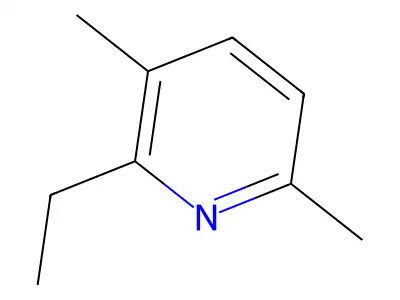 2-Ethyl-3,6-dimethylpyridine structure