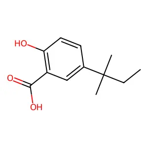 5-Tert-amylsalicylic acid structure