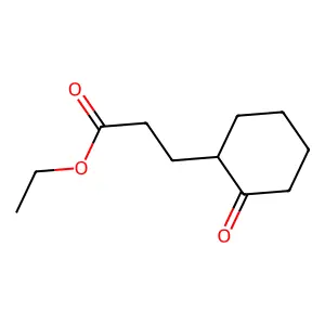 Ethyl 3-(2-oxocyclohexyl)propanoate structure