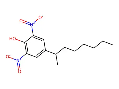 4-(1-Methylheptyl)-2,6-dinitrophenol structure