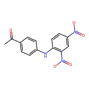 4-Acetyl-2',4'-dinitrodiphenylamine structure