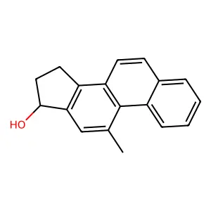 15,16-Dihydro-11-methyl-17H-cyclopenta(a)phenanthren-17-ol structure