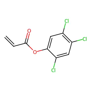 2,4,5-Trichlorophenyl acrylate structure