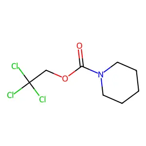 2,2,2-Trichloroethyl piperidine-1-carboxylate structure