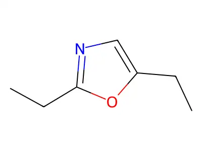 2,5-Diethyloxazole structure