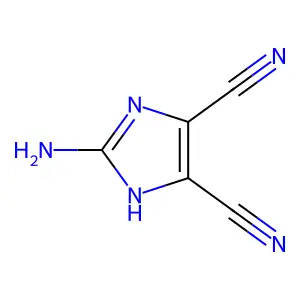 1H-Imidazole-4,5-dicarbonitrile, 2-amino- structure