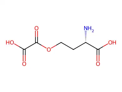 (2S)-4-hydroxy-2-(oxaloamino)butanoic acid structure