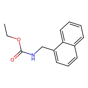 ethyl N-(naphthalen-1-ylmethyl)carbamate structure