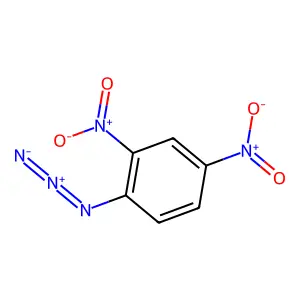 1-Azido-2,4-dinitrobenzene structure