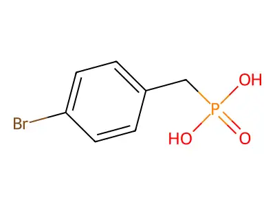 (4-bromophenyl)methylphosphonic Acid structure