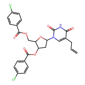 2,3-Dihydroxypropyl 6-methoxy-3-(4-methoxybenzoyl)-2-methyl-1H-indole-1-acetate structure