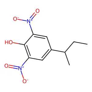 4-Sec-butyl-2,6-dinitrophenol structure