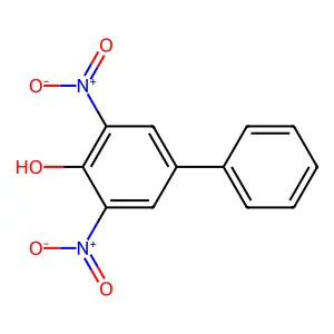 4-Hydroxy-3,5-dinitrobiphenyl structure