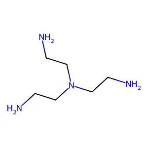 三(2-氨基乙基)胺 structure