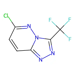 6-Chloro-3-(trifluoromethyl)-(1,2,4)triazolo(4,3-b)pyridazine structure