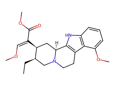 帽柱木鹼 structure