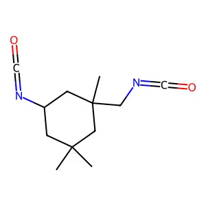 异佛尔酮二异氰酸酯 structure