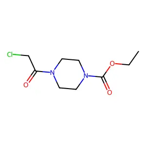 Ethyl 4-(2-chloroacetyl)piperazine-1-carboxylate structure