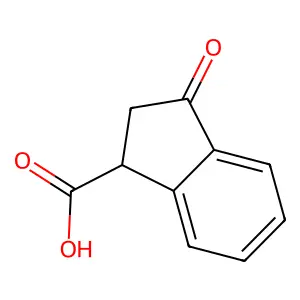 (1S)-3-Oxo-2,3-dihydro-1H-indene-1-carboxylic acid structure