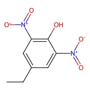 Phenol, 4-ethyl-2,6-dinitro- structure
