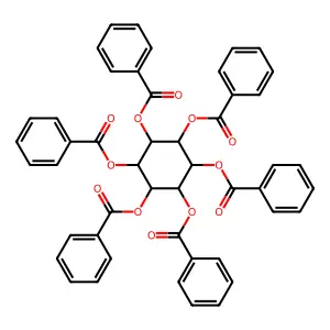 (2,3,4,5,6-Pentabenzoyloxycyclohexyl) benzoate structure
