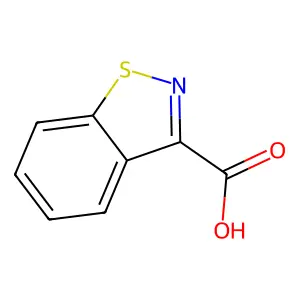 1,2-Benzisothiazole-3-carboxylic acid structure