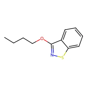 3-Butoxy-1,2-benzisothiazole structure