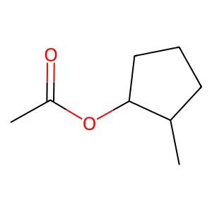 2-Methylcyclopentanolacetate (cis) structure