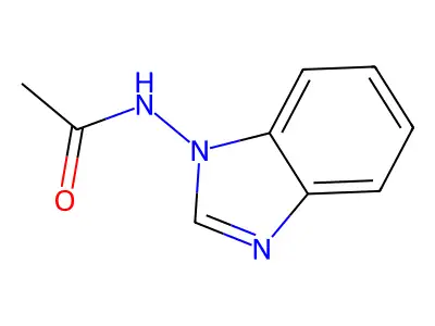 N-(1H-Benzimidazol-1-yl)acetamide structure