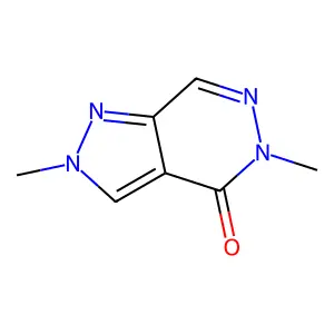 2,5-Dimethyl-2,5-dihydro-4H-pyrazolo[3,4-d]pyridazin-4-one structure