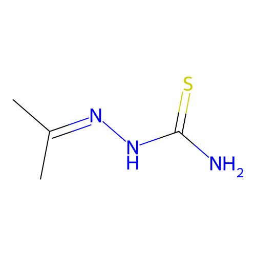 Acetone thiosemicarbazide structure