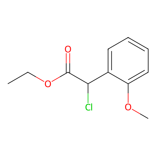 Ethyl 2-chloro-2-(2-methoxyphenyl)acetate structure